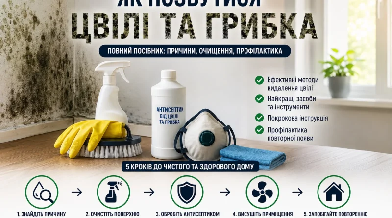Як прибрати цвіль і позбутися грибка: повний посібник для квартири та будинку